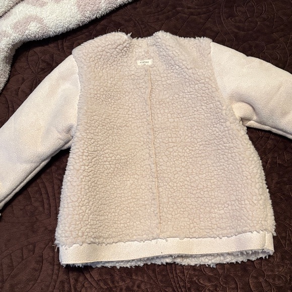 Zara Cream Baby Girl/Kids Puffer Jacket, 18-24 Mths - Picture 3 of 8